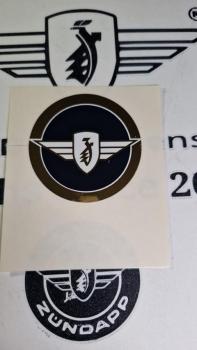 Preview: Original Bentlage Zündapp Tankemblem 448-20.131 für CS 25 50 ohne Sicke !!